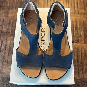 Nurture by Lamaze Blue and Tan Sandals